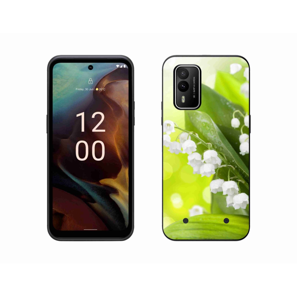 Gelový kryt mmCase na Nokia XR21 - konvalinka