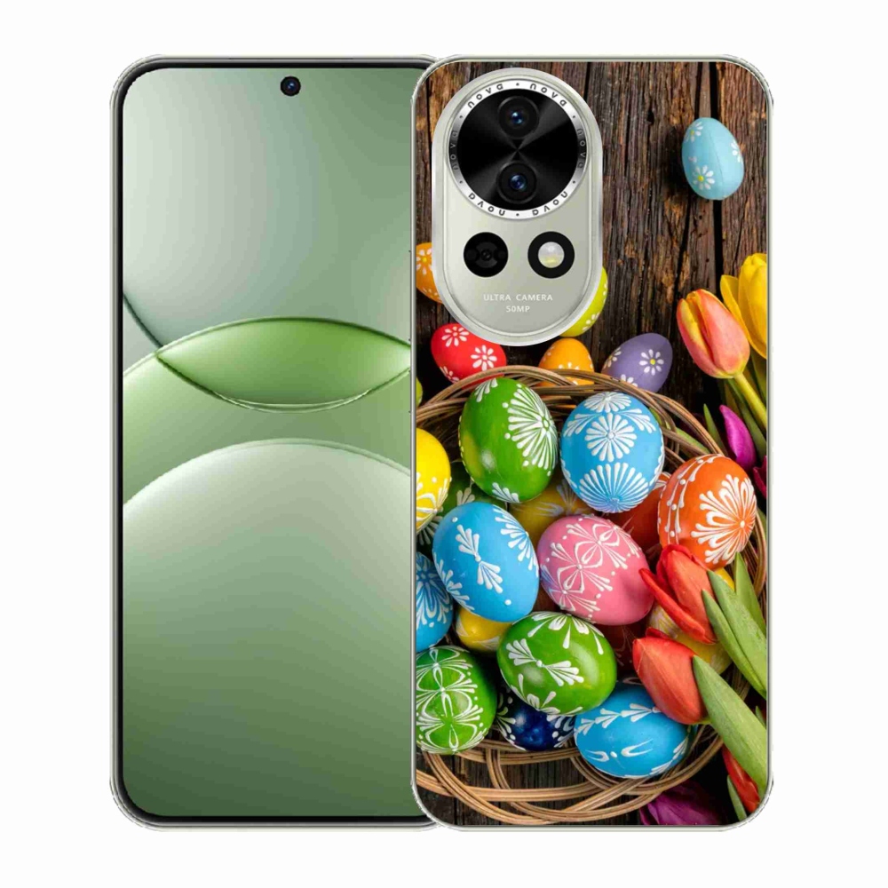 Gelový kryt mmCase na Huawei Nova 13 5G - velikonoční vajíčka