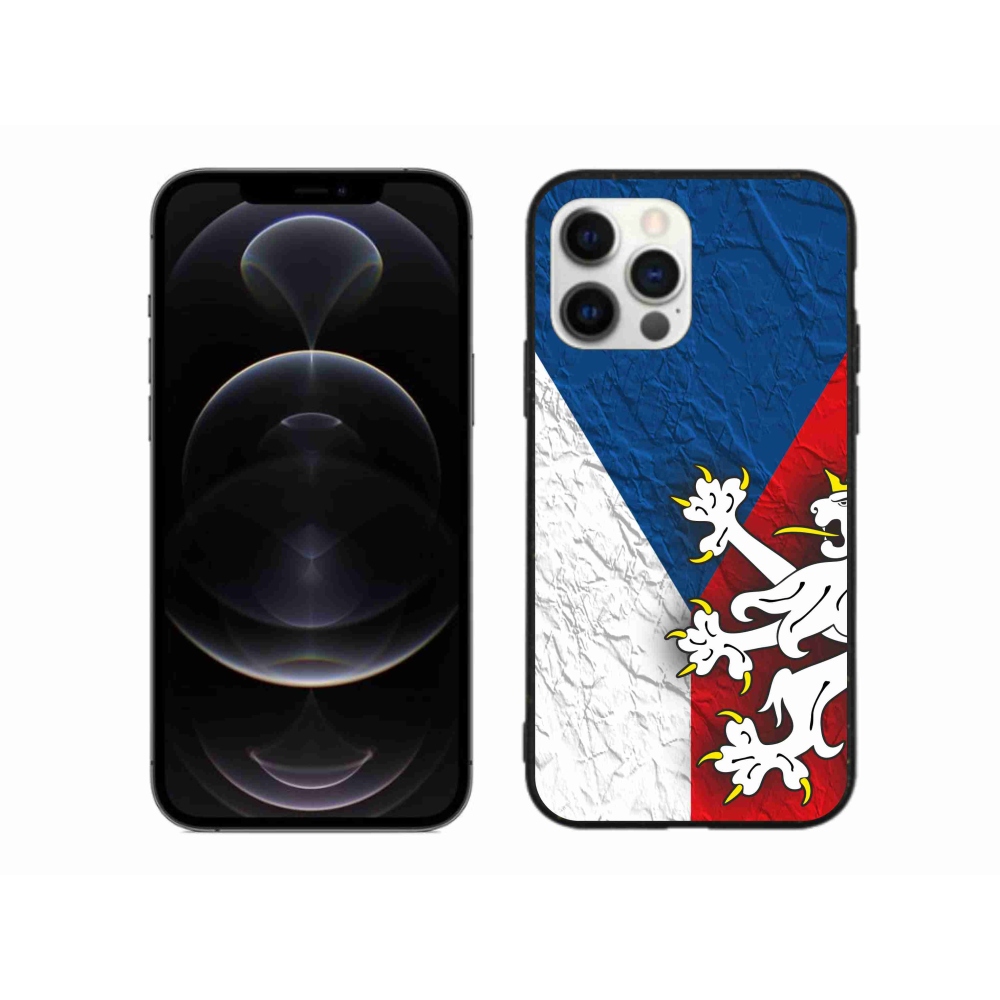 Gelový kryt mmCase na iPhone 12 Pro Max - česká vlajka 1
