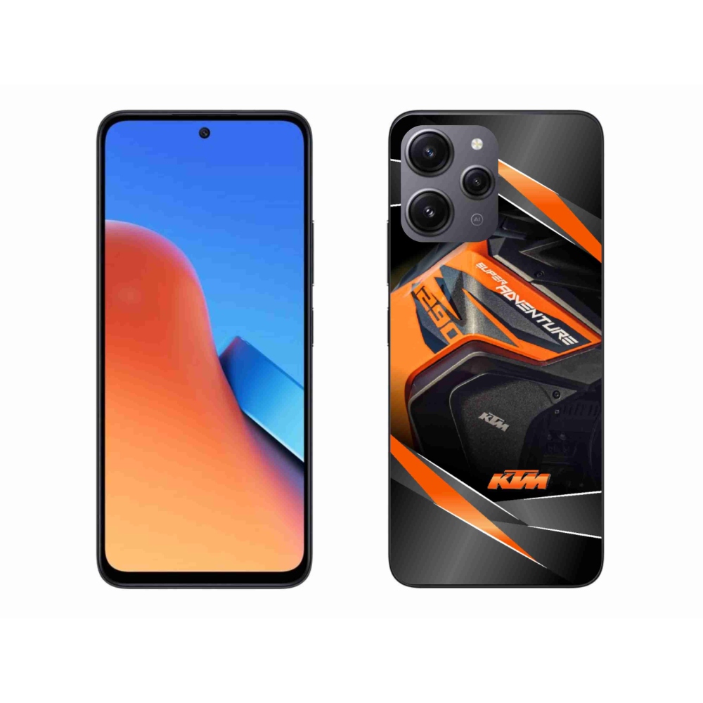 Gelový kryt mmCase na Xiaomi Redmi 12 - motorka ktm
