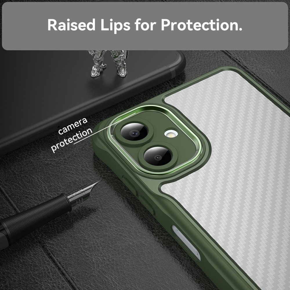 Textures odolný kryt na Samsung Galaxy A06 4G - zelený
