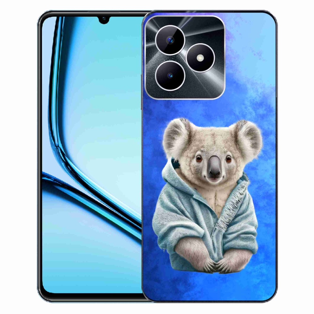 Gelový kryt mmCase na Realme Note 50 - koala ve svetru