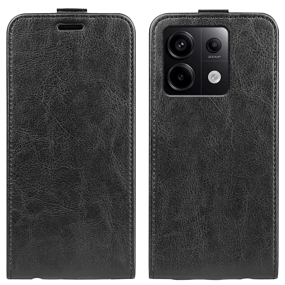 Vertical flipové pouzdro na Xiaomi Redmi Note 13 Pro 5G/Poco X6 5G - černé