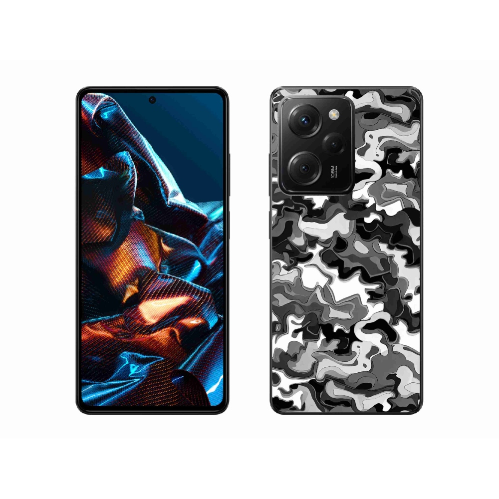 Gelový kryt mmCase na Xiaomi Poco X5 Pro 5G - maskáčový vzor 3