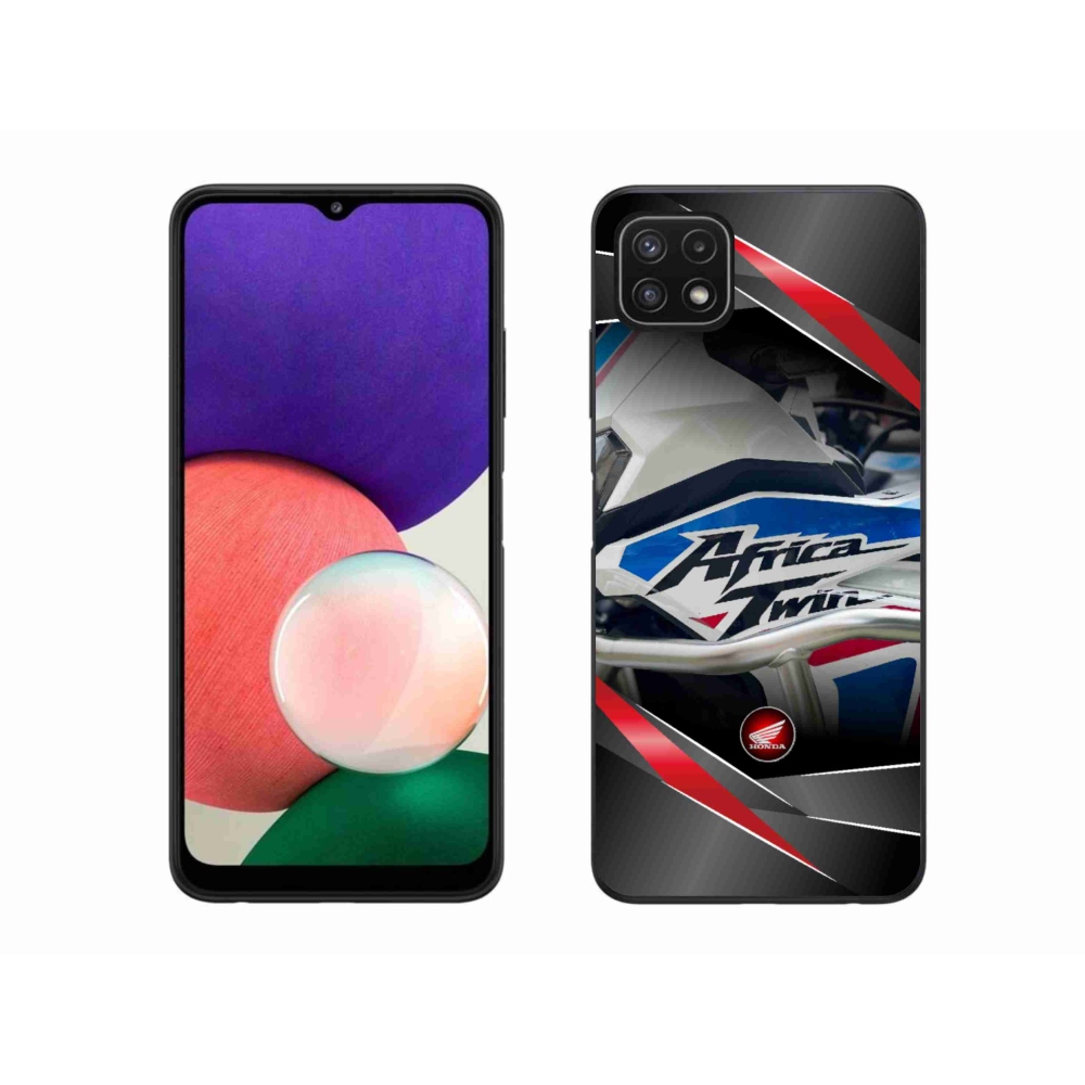 Gelový kryt mmCase na Samsung Galaxy A22 5G - motorka honda