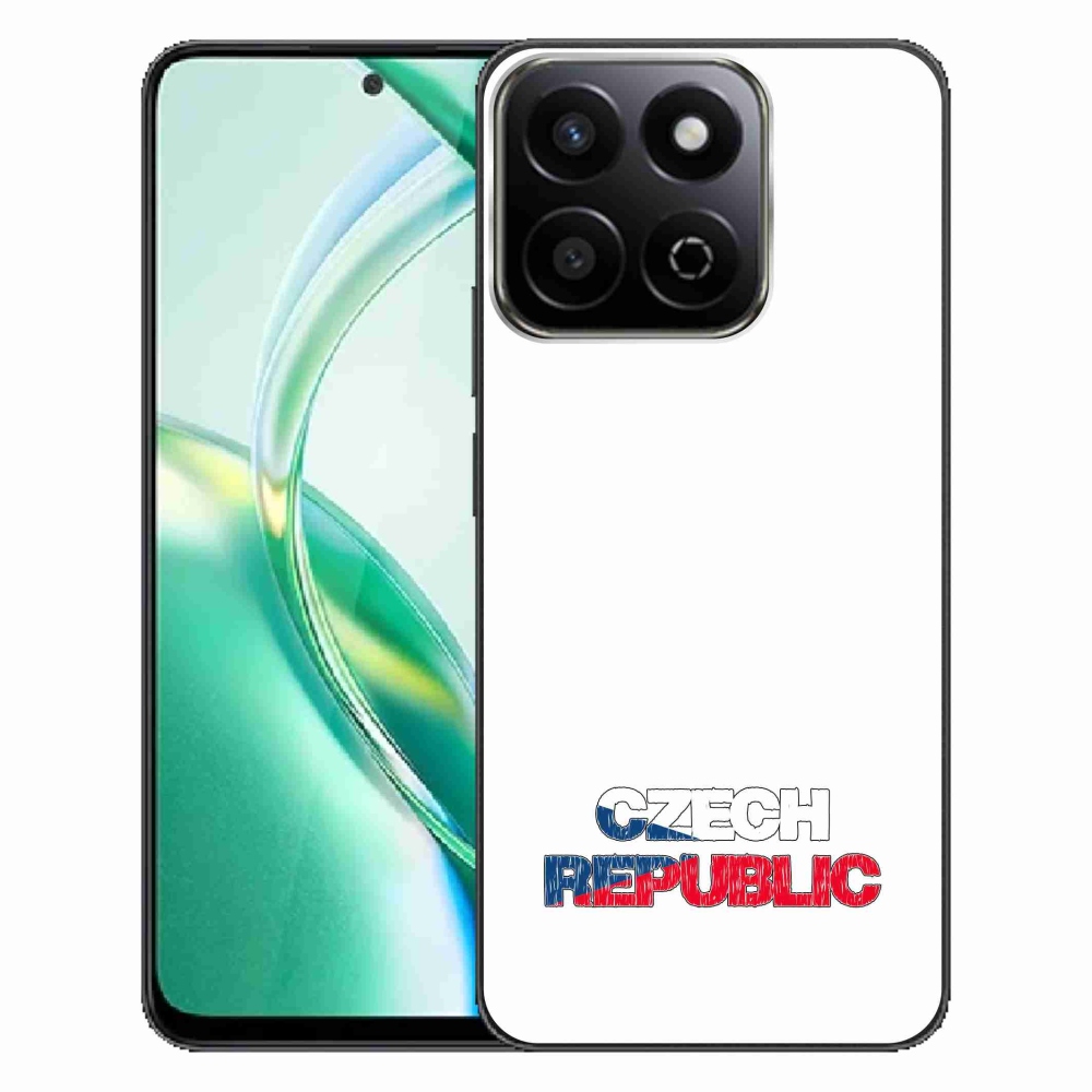 Gelový kryt mmCase na Honor 200 Smart 5G - Czech Republic bílé pozadí