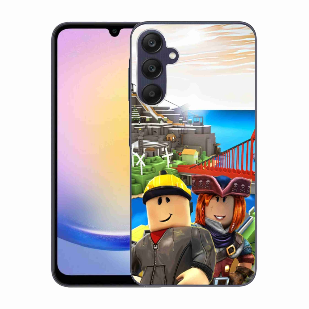 Gelový kryt mmCase na Samsung Galaxy A25 5G - roblox 1