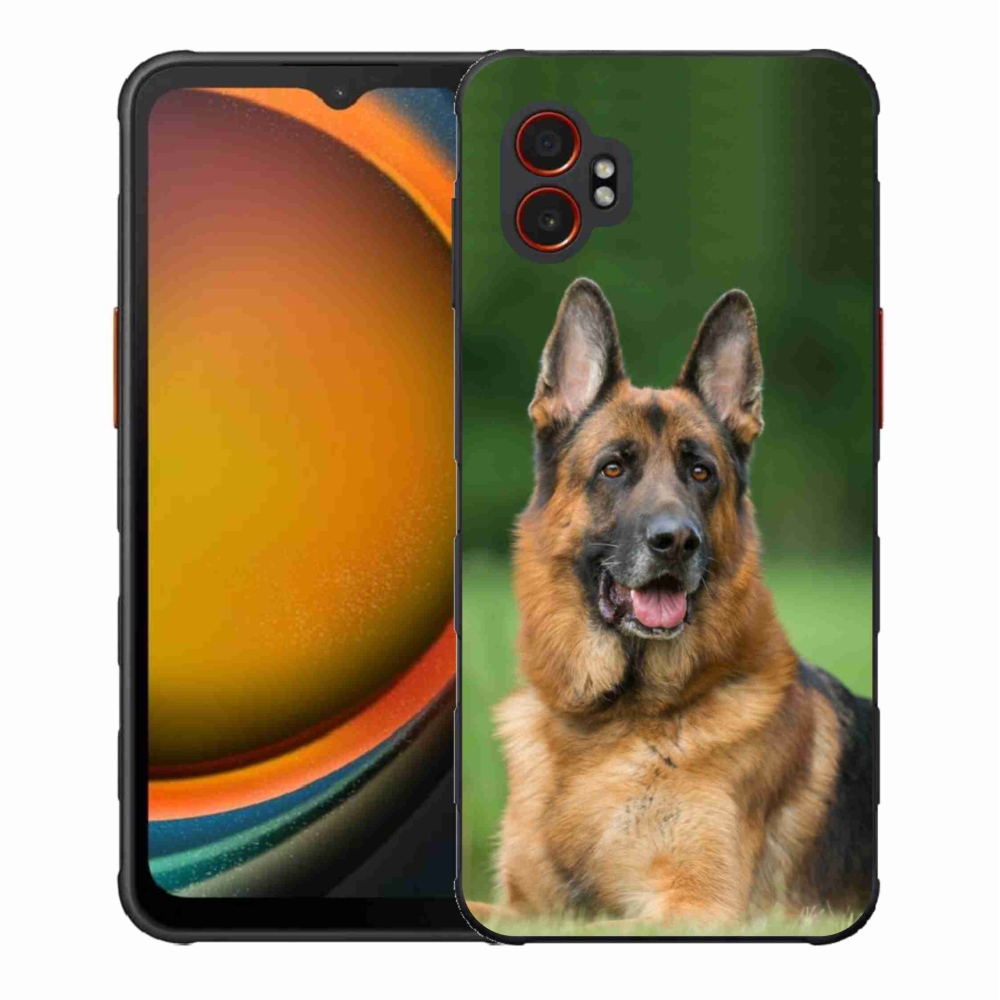 Gelový kryt mmCase na Samsung Galaxy Xcover 7 Pro - německý ovčák