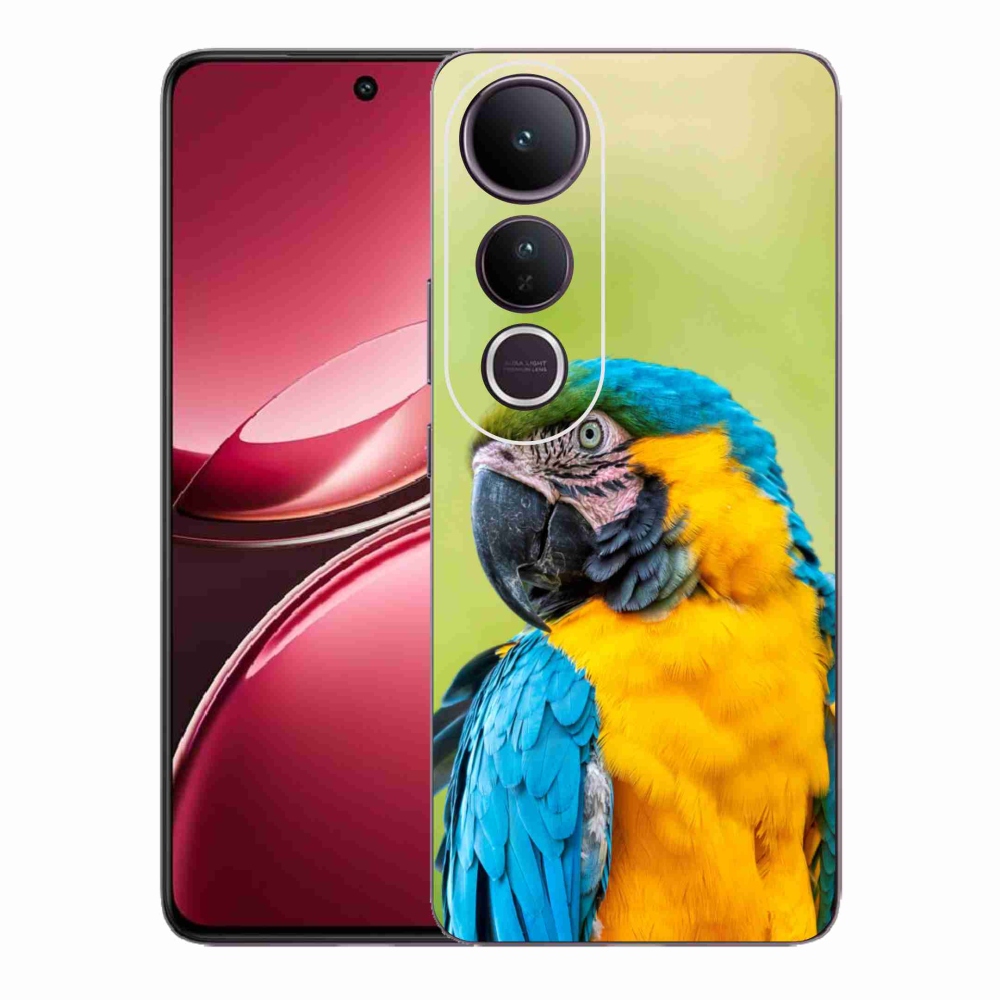 Gelový kryt mmCase na Vivo V50 Lite 4G/5G - papoušek ara 2