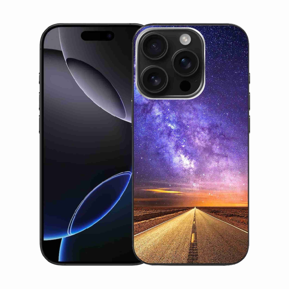 Gelový kryt mmCase na iPhone 16 Pro - americká silnice