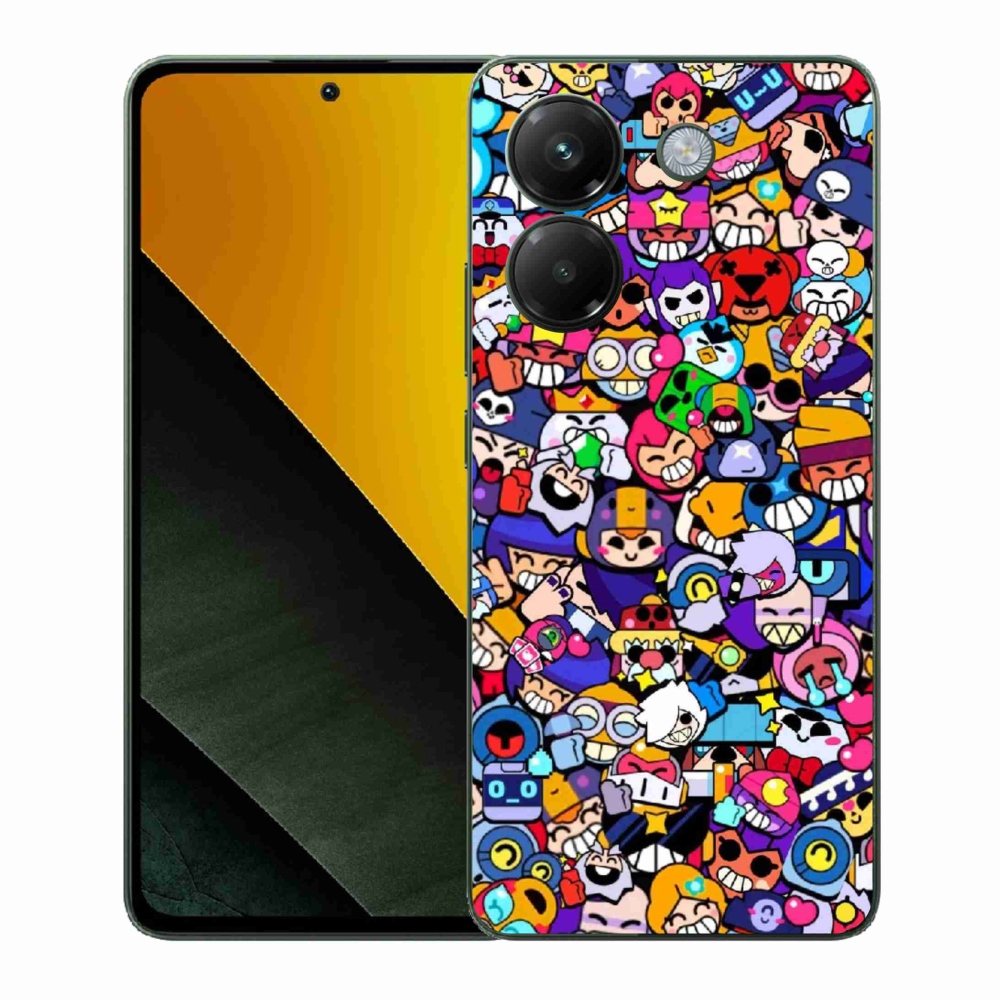 Gelový kryt mmCase na Xiaomi Poco M7 Pro 5G - brawl stars 2