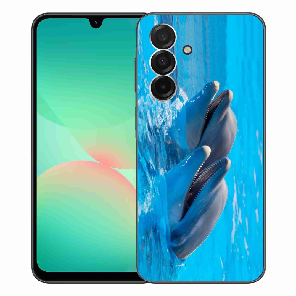 Gelový kryt mmCase na Samsung Galaxy A26 5G - delfíni