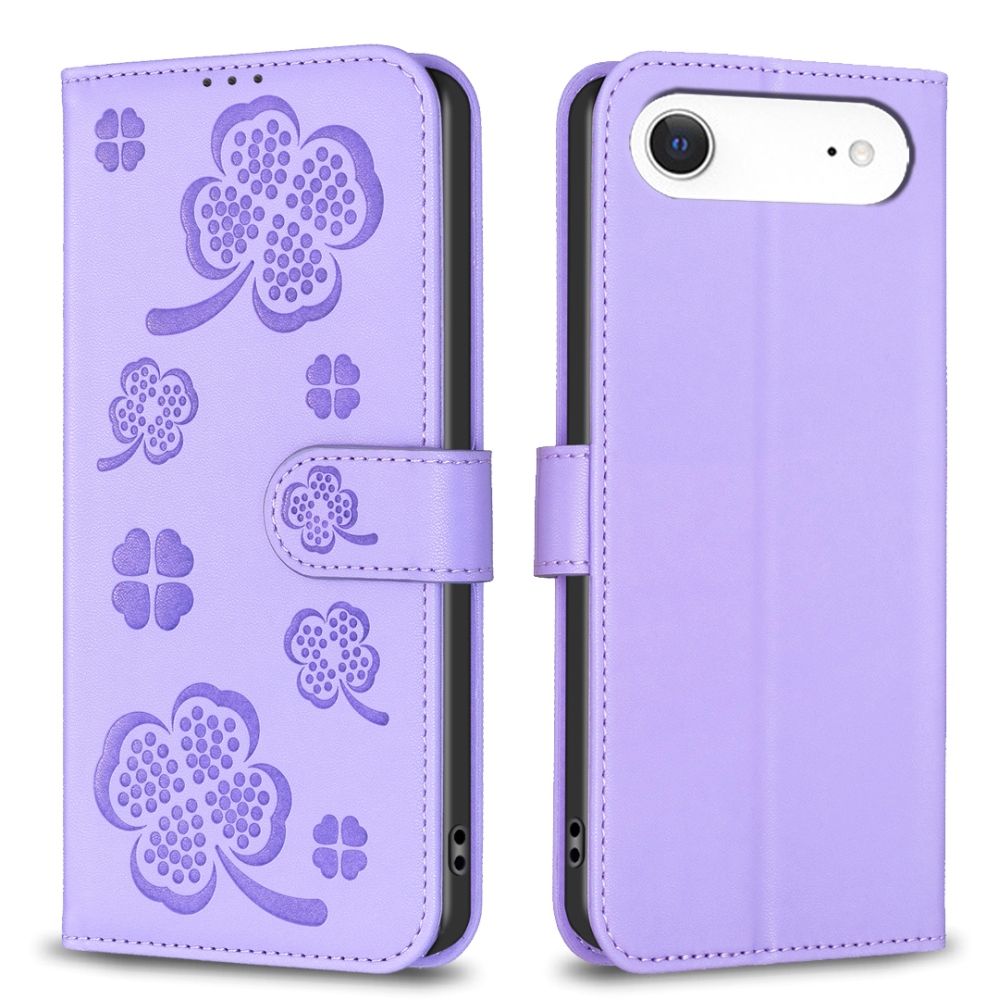 Clover knížkové pouzdro na iPhone 17 Air - fialové