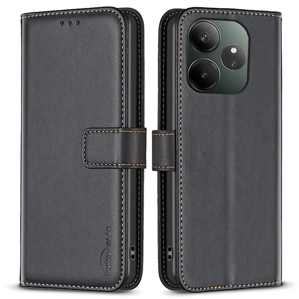 BNF knížkové pouzdro na Realme GT 6 5G/GT 6T 5G - černé