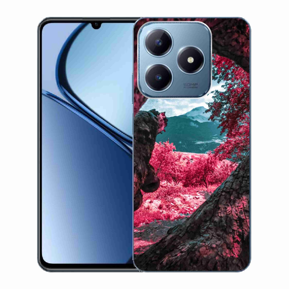 Gelový kryt mmCase na Realme C63 - výhled na hory