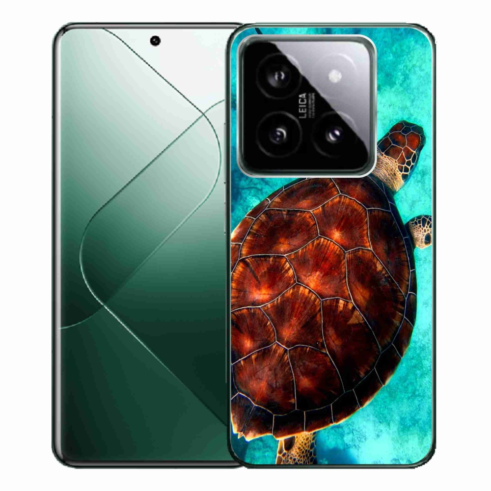 Gelový kryt mmCase na Xiaomi 14 Pro - želva