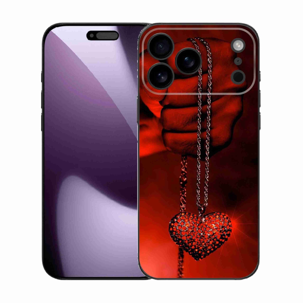 Gelový kryt mmCase na iPhone 17 Pro Max - náhrdelník