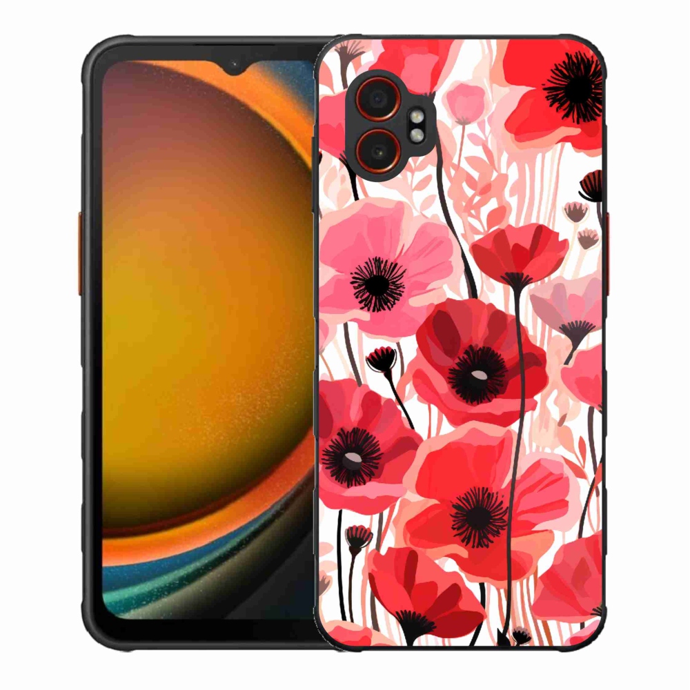 Gelový kryt mmCase na Samsung Galaxy Xcover 7 Pro - vlčí mák 1