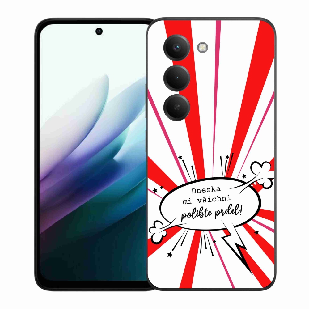 Gelový kryt mmCase na Xiaomi Redmi 15 4G/5G (171mm) - vtipný text 15 bílé pozadí