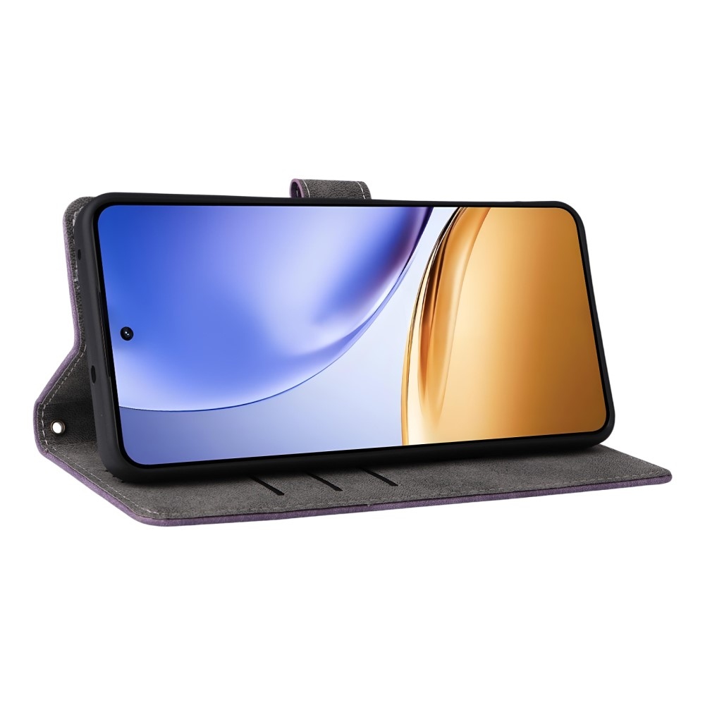 RFID knížkové pouzdro na Realme 14 5G/ 14T 5G - fialové