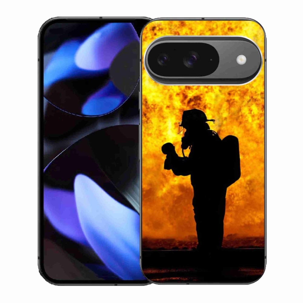 Gelový kryt mmCase na Google Pixel 9/9 Pro - hasič