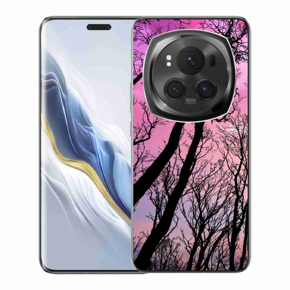 Gelový obal mmCase na Honor Magic 6 Pro 5G - opadané stromy