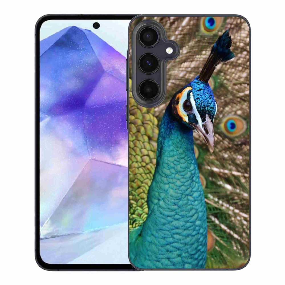 Gelový kryt mmCase na Samsung Galaxy A55 5G - páv