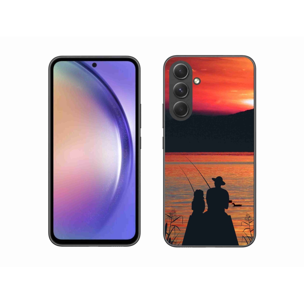 Gelový kryt mmCase na Samsung Galaxy A54 5G - rybaření 3
