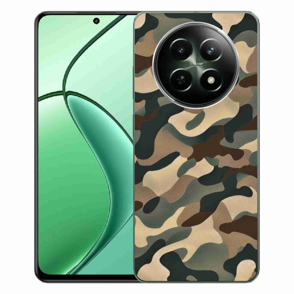 Gelový kryt mmCase na Realme 12 5G/12x 5G - maskáčový vzor 11