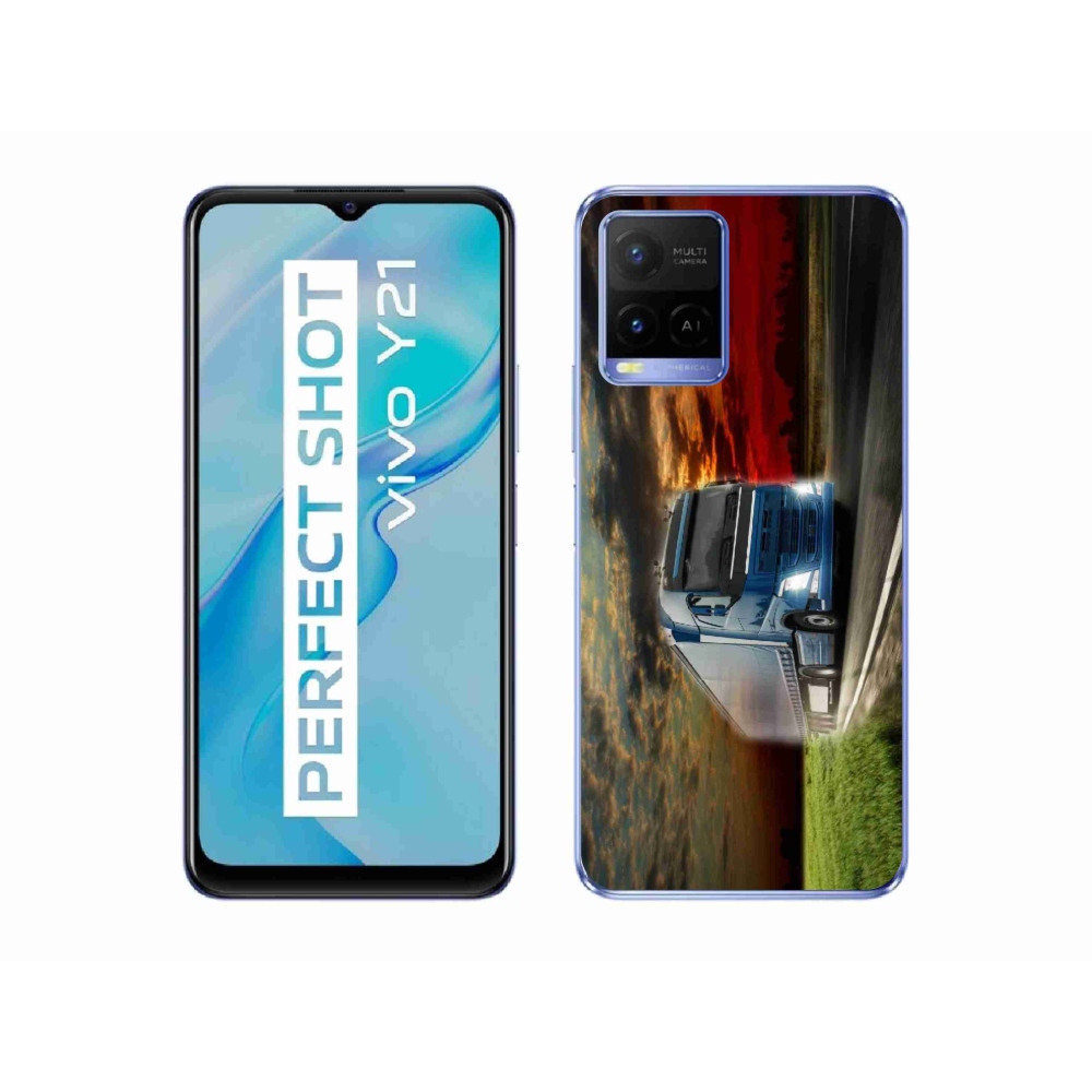 Gelový kryt mmCase na Vivo Y21/Y21s/Y33s - kamion 4