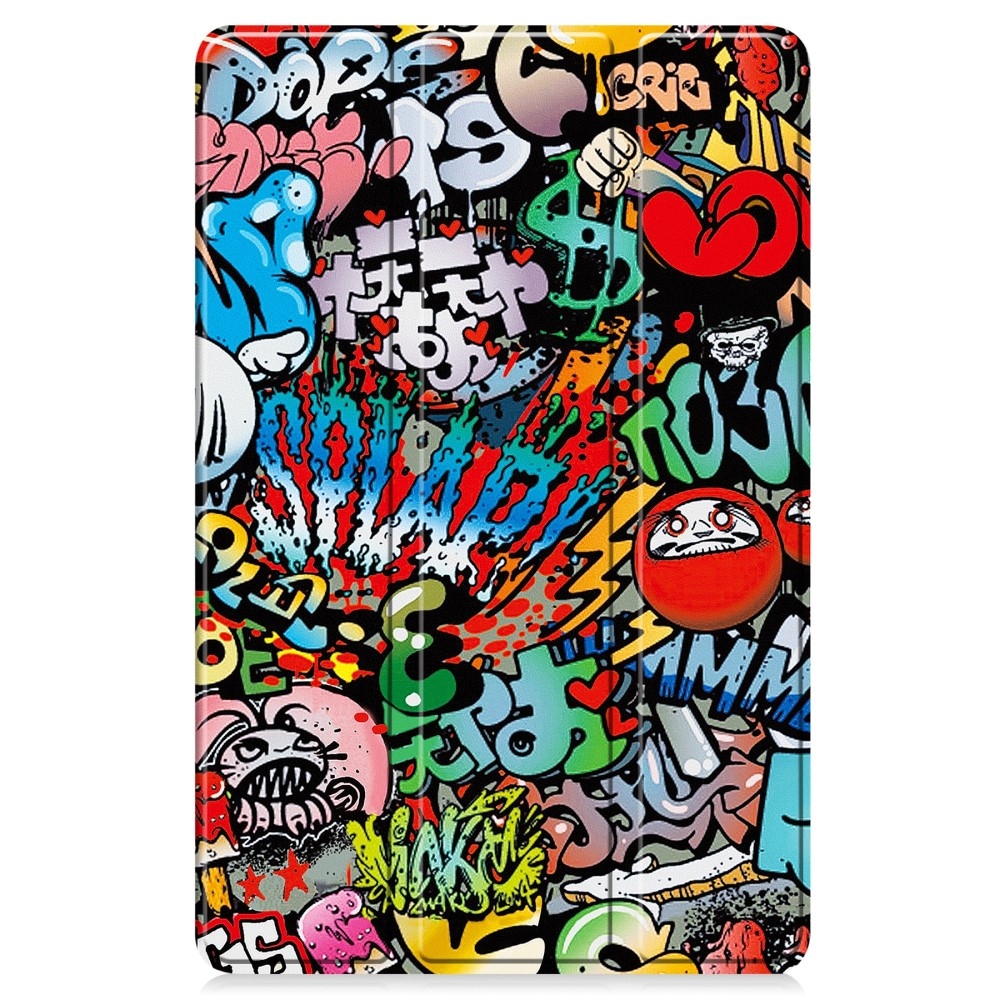 Patte chytré zavírací pouzdro na Lenovo Tab K11 Plus - graffiti