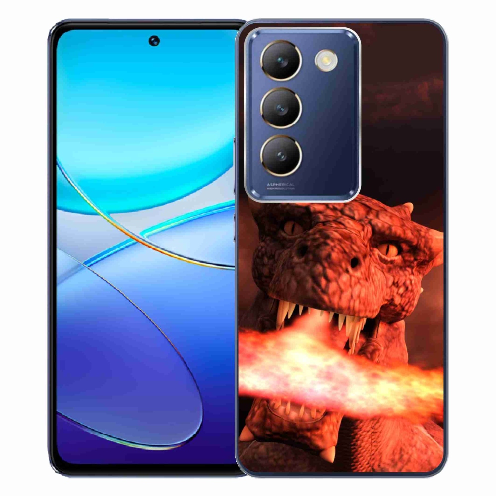 Gelový kryt mmCase na Vivo V40 SE 4G/5G - drak