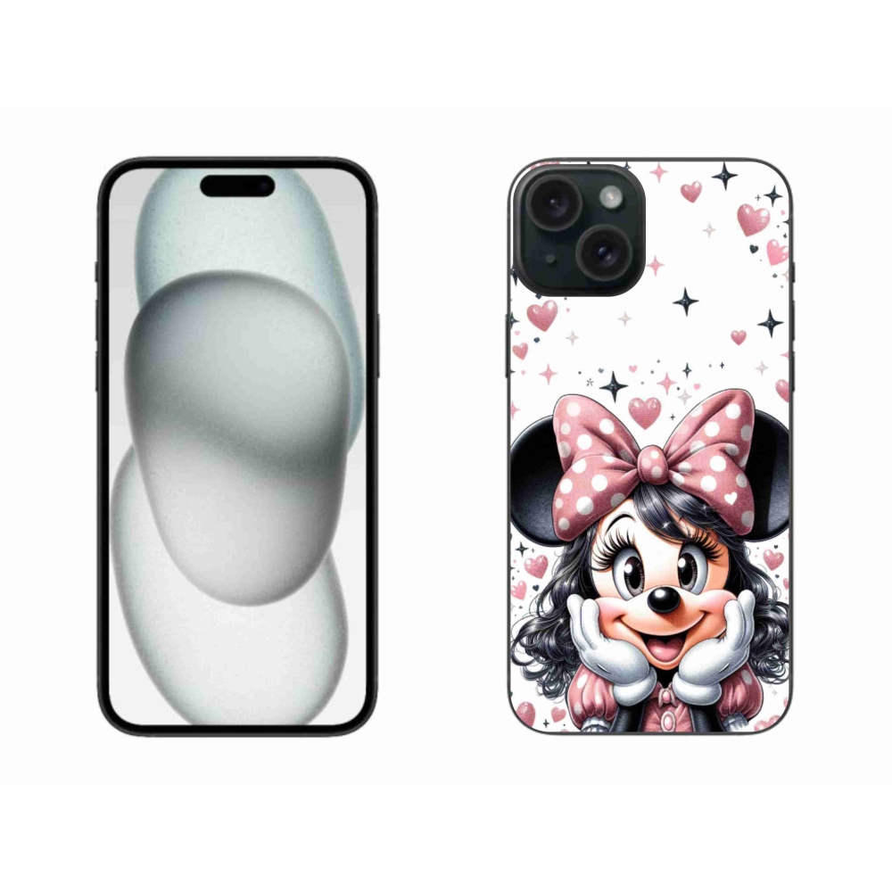 Gelový kryt mmCase na iPhone 15 Plus - minnie
