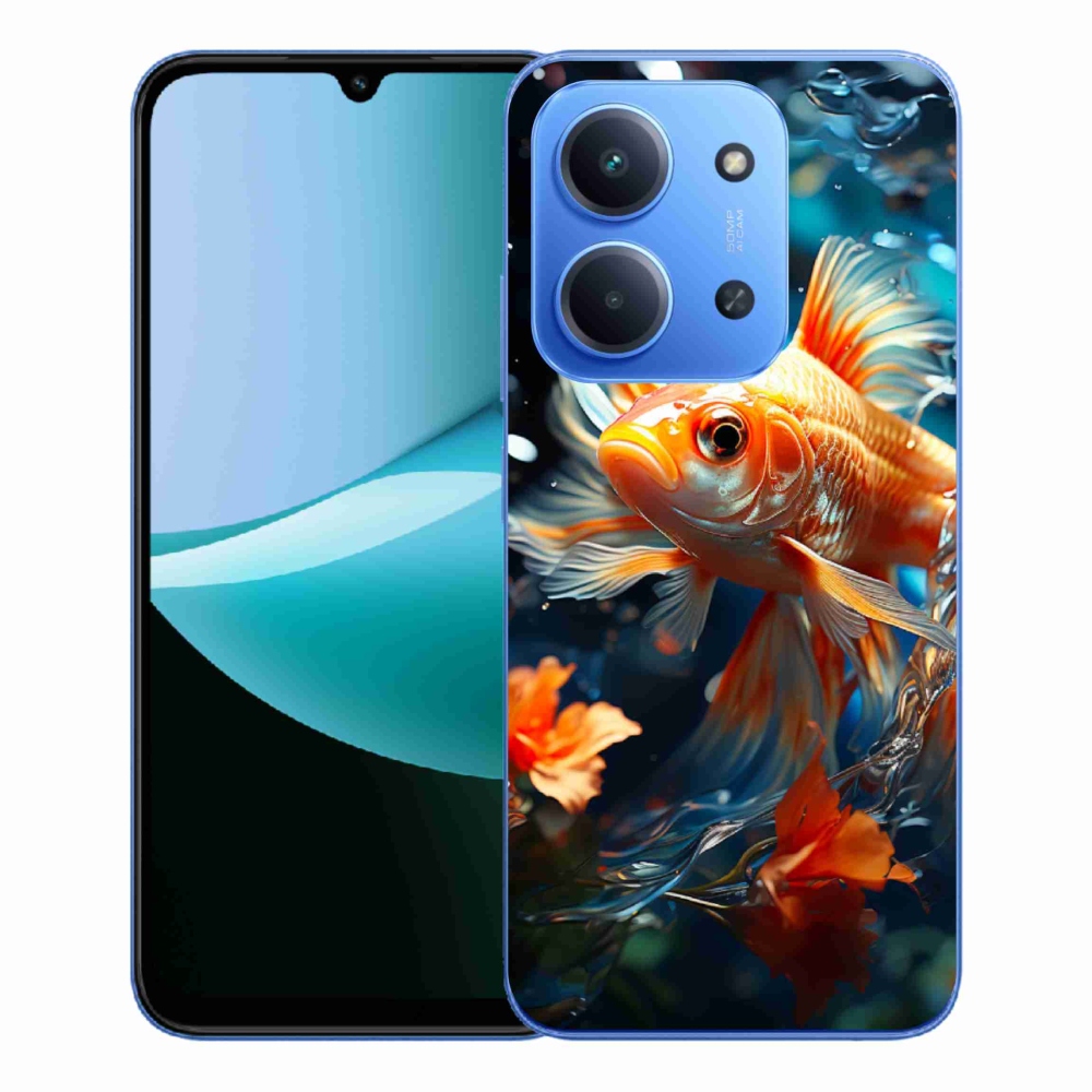 Gelový kryt mmCase na Xiaomi Redmi 15C 4G/5G (173mm) - rybka