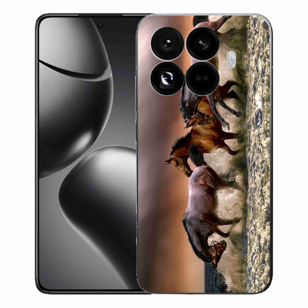 Gelový kryt mmCase na Xiaomi 15T Pro - koně 1