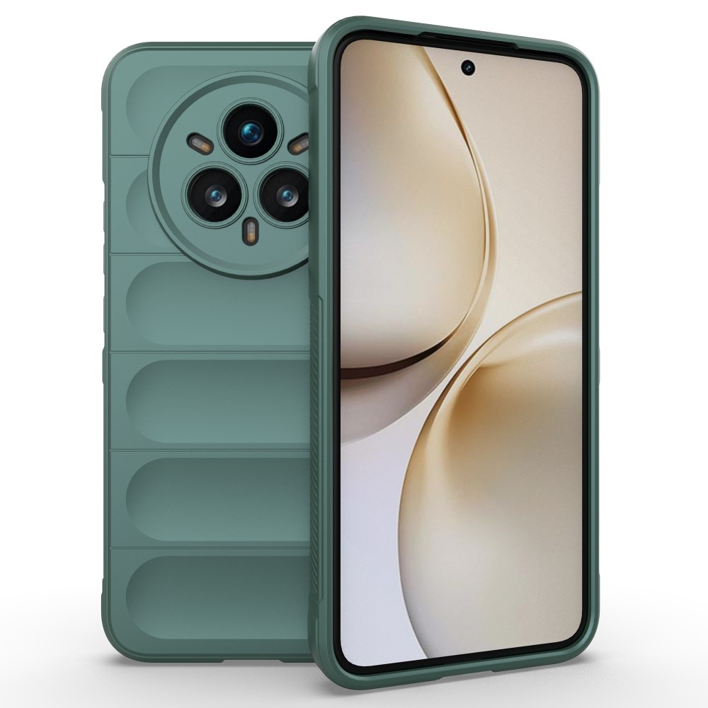 Rugg odolný gelový obal na Realme 14 Pro+ 5G - zelený