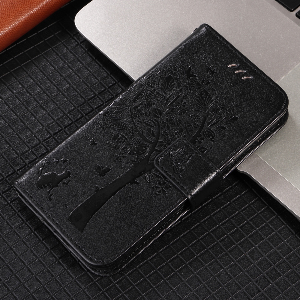 Trees knížkové pouzdro na Xiaomi Poco F7 5G - černé