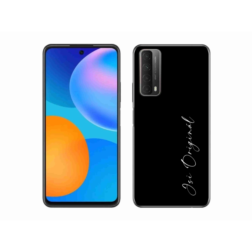 Gelový kryt mmCase na Huawei P Smart (2021) - jsi originál černé pozadí