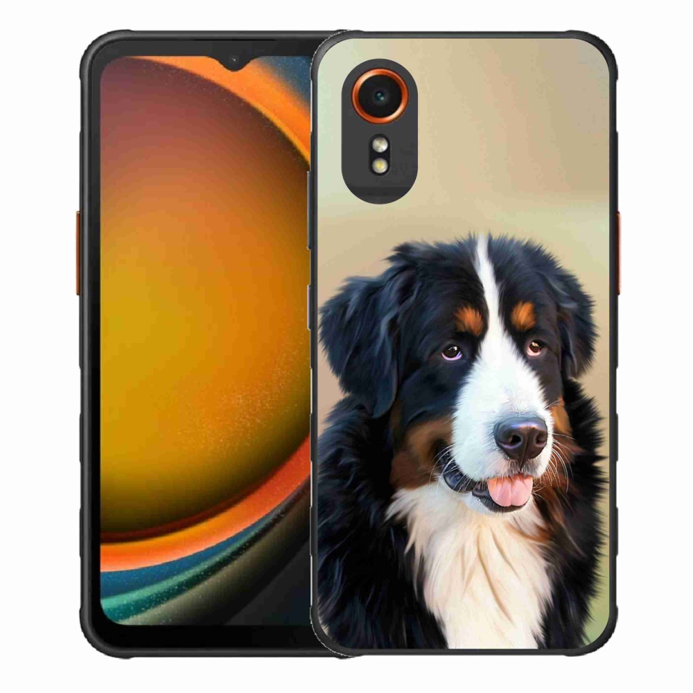 Gelový obal mmCase na Samsung Galaxy Xcover 7 - bernský salašnický pes
