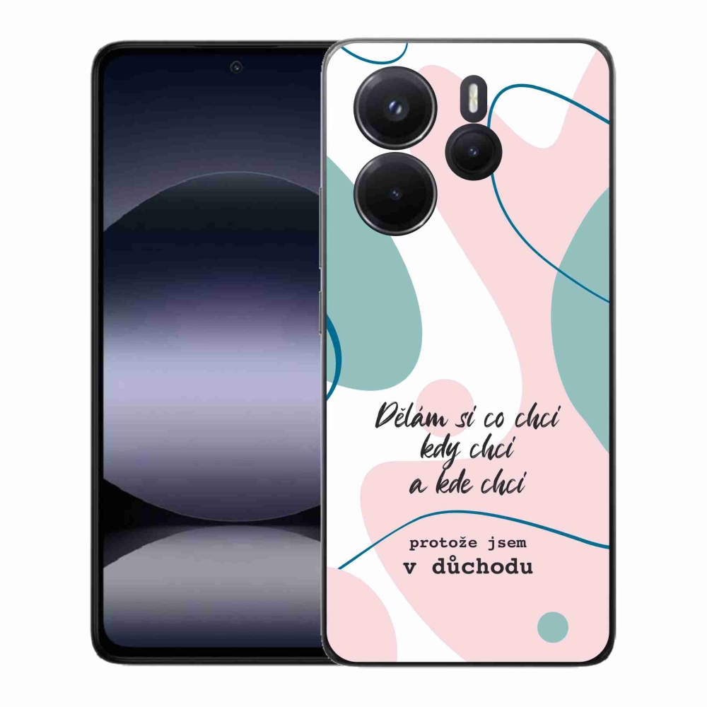 Gelový kryt mmCase na Xiaomi Redmi Note 14 - vtipný text 10 bílé pozadí