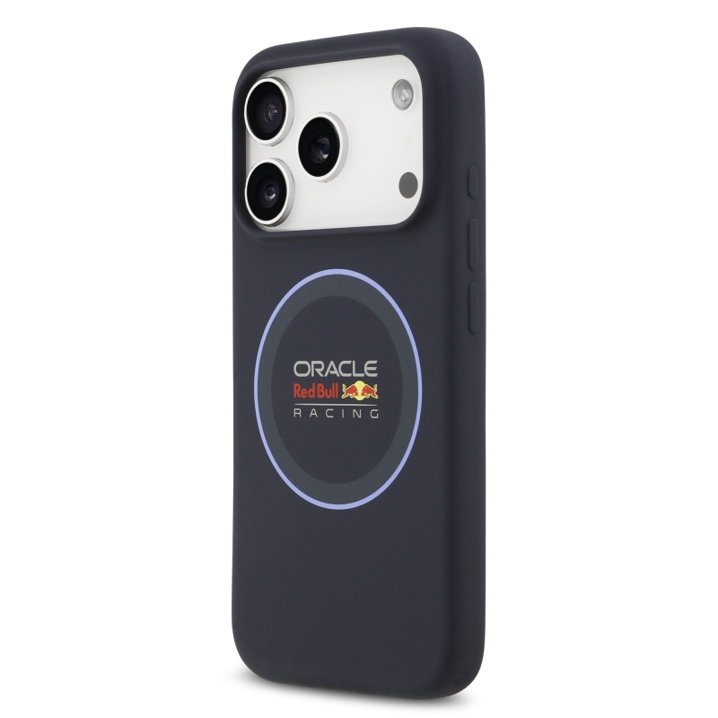 Red Bull Silicone Blue Ring MagSafe Zadní Kryt pro iPhone 17 Pro Navy