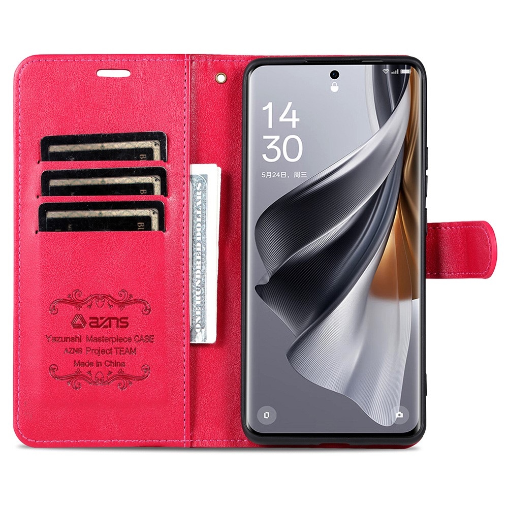 AZNS knížkové pouzdro na Vivo X200 Pro 5G - červené