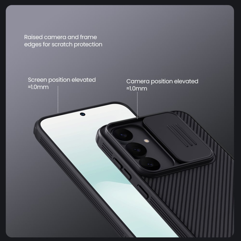 Nillkin CamShield PRO Magnetic Zadní Kryt pro Samsung Galaxy S25 FE Black