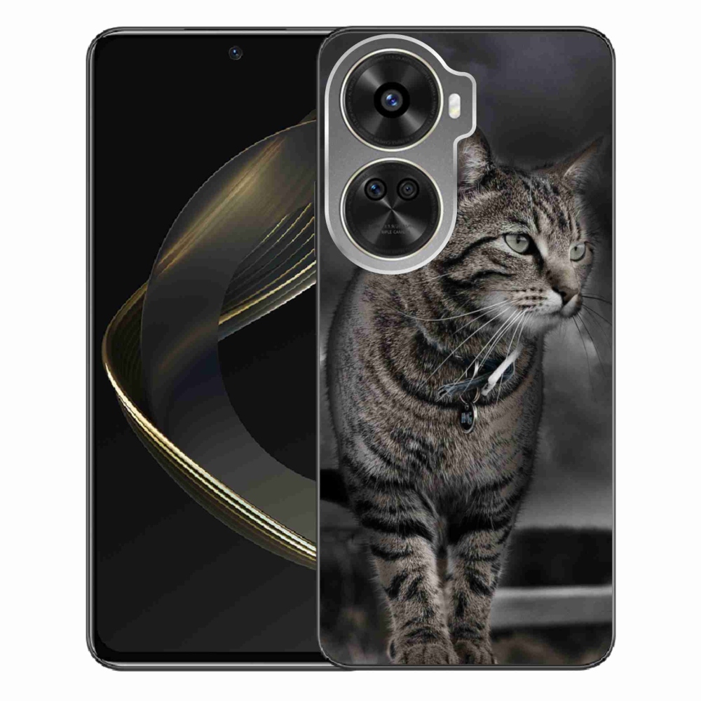 Gelový kryt mmCase na Huawei Nova 12 SE - kočka
