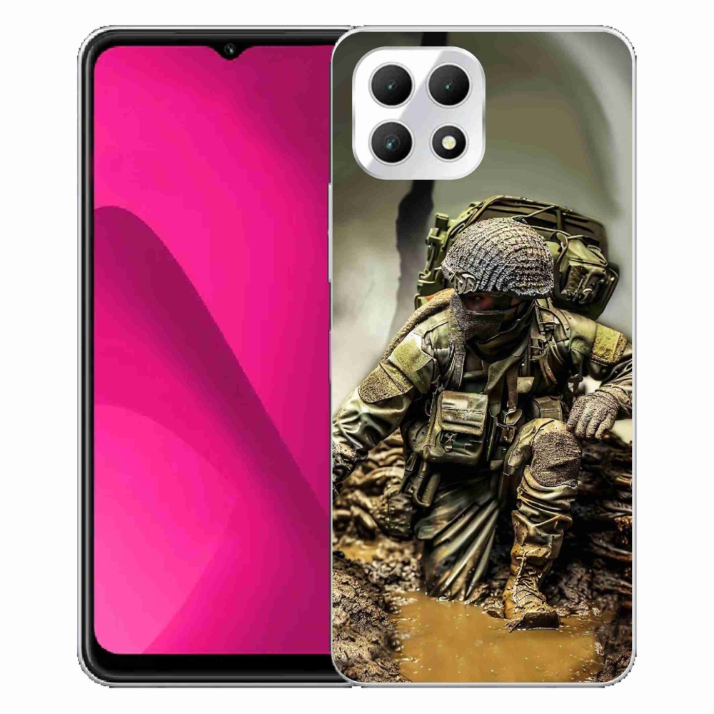 Gelový kryt mmCase na T-Mobile T Phone 2 - voják