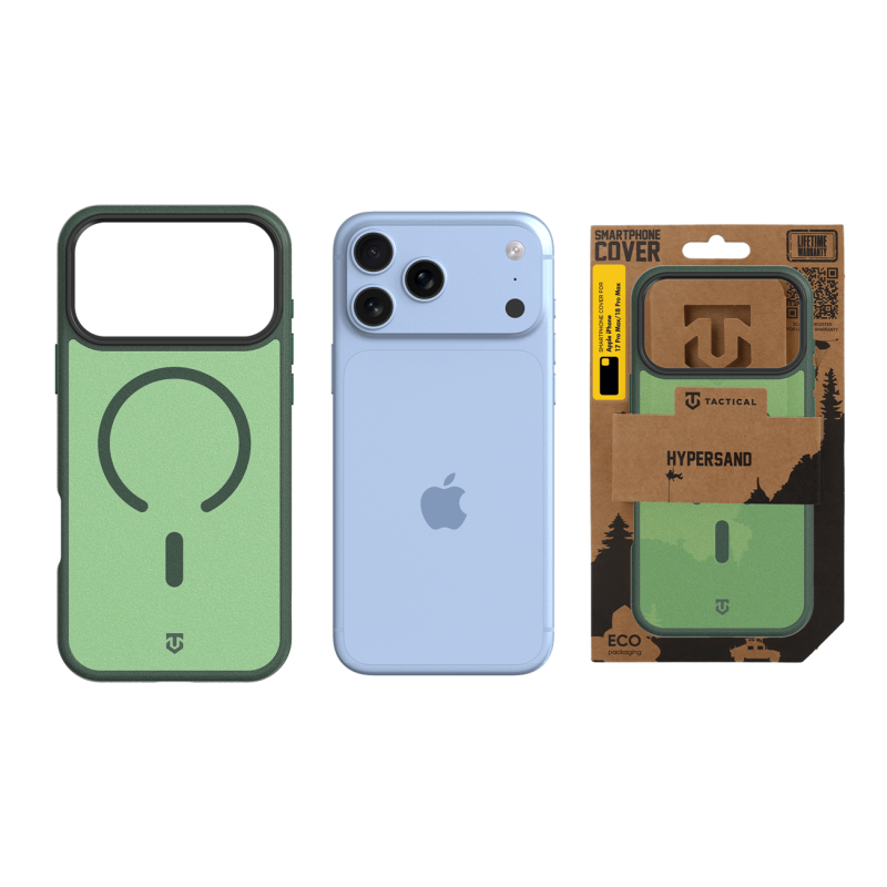 Tactical MagForce Hypersand Kryt pro Apple iPhone 18 Pro Max/17 Pro Max Forest Green
