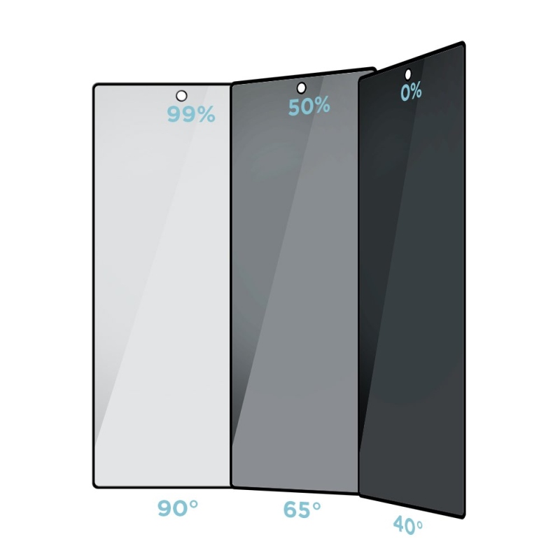 OBAL:ME Privacy 5D Tvrzené Sklo pro Samsung Galaxy Z Fold 8 Ultra Black