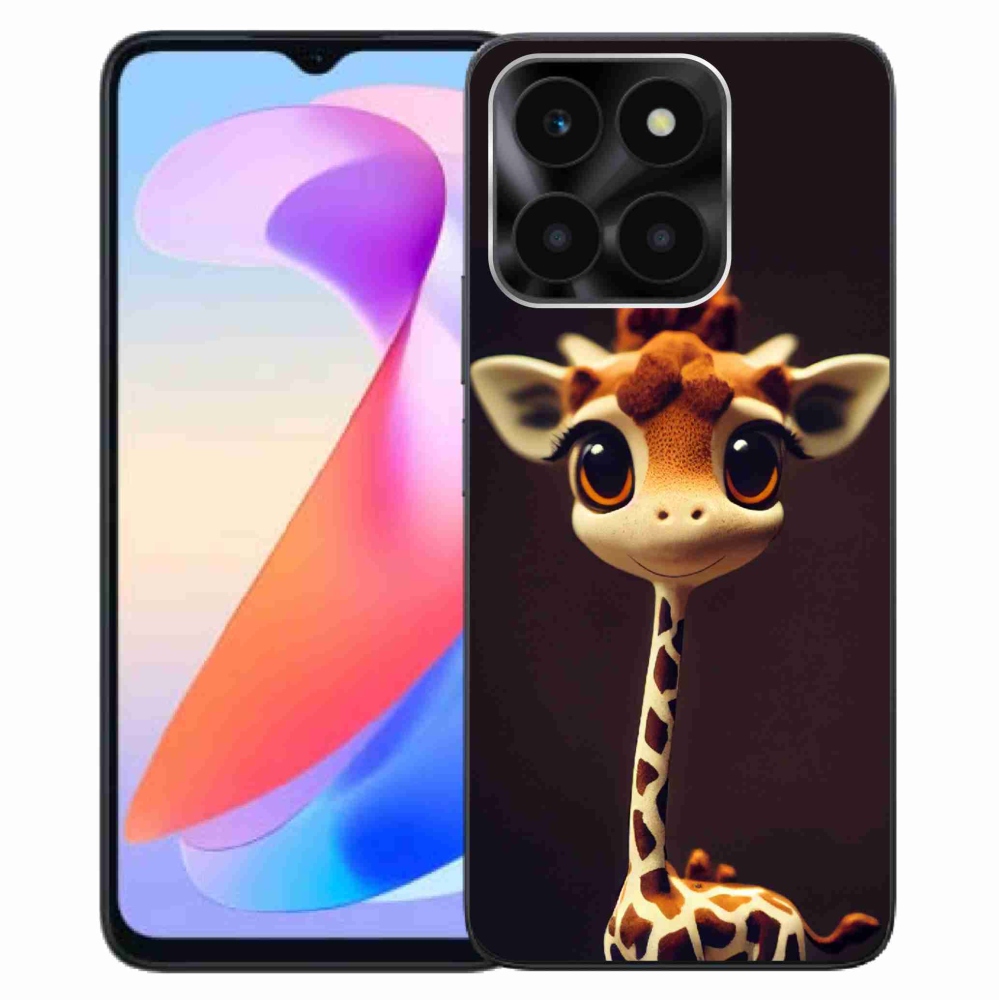 Gelový kryt mmCase na Honor X6a - malá žirafa