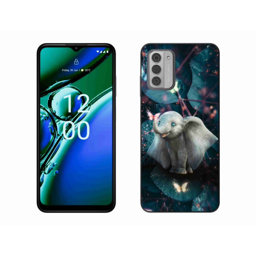 Gelový kryt mmCase na Nokia G42 - roztomilý slon