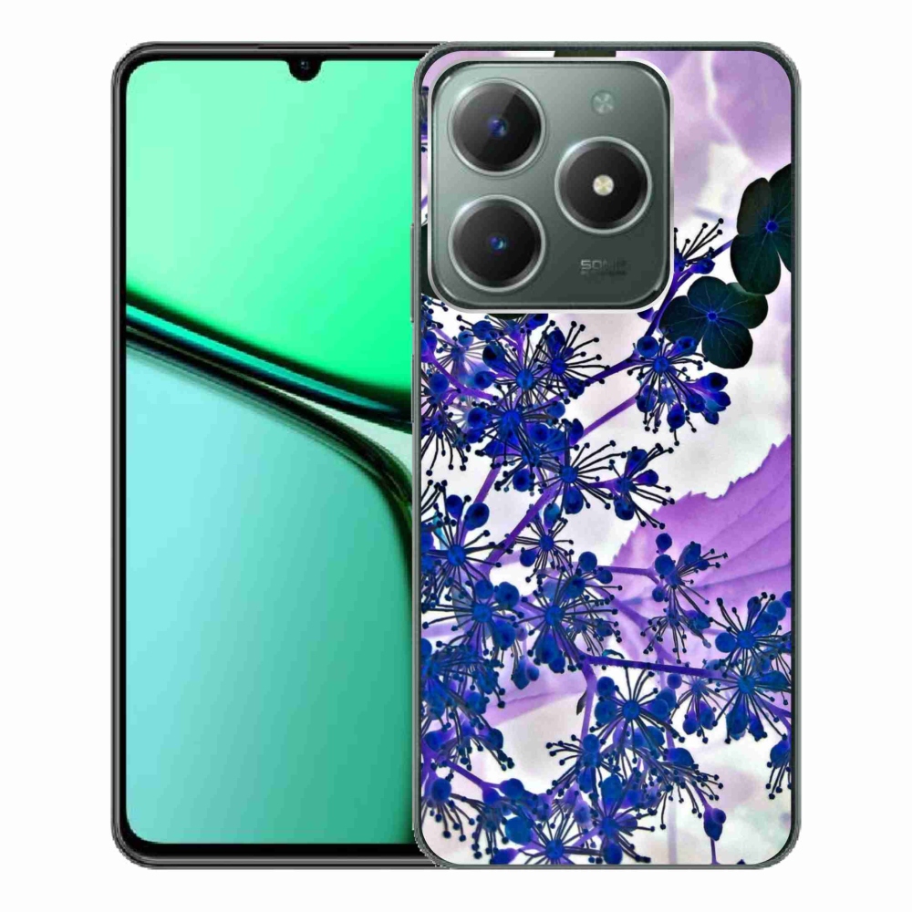 Gelový kryt mmCase na Realme C61 - květ hortenzie